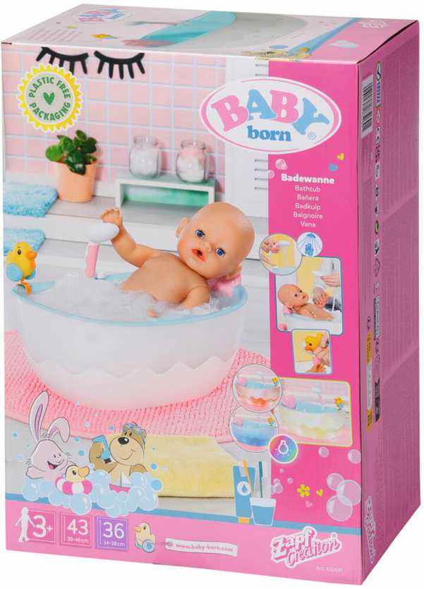 Zapf Lėlių aksesuarai Baby Born Bath Bathtub, žema kaina Varle.lt