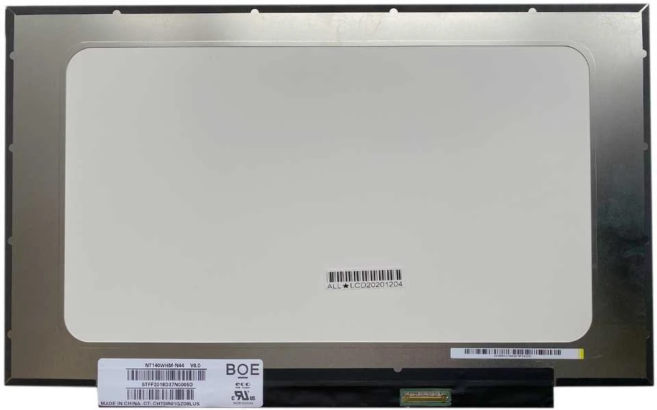 AUO Ekranas 14.0", 1366x768, 60Hz, matinis, 30pin, dešinėje