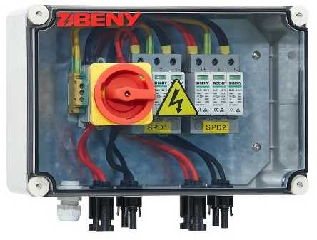 Beny PV atjungimo skydelis, DC 2in-2out, išorinis