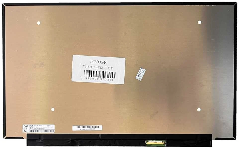 BOE Ekranas 15.6", 1920x1080, 120Hz, matinis, 40pin, dešinėje