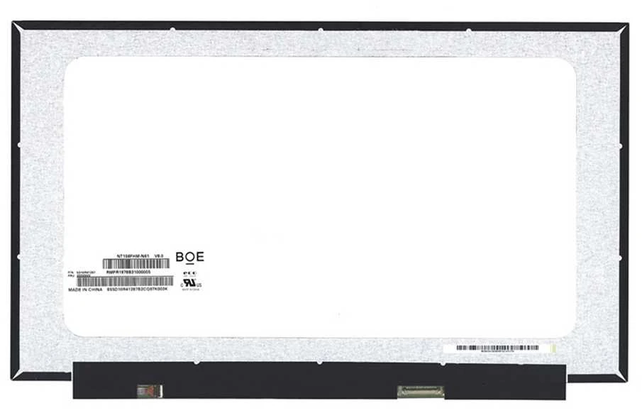BOE Ekranas 15.6", 1920x1080, 60Hz, matinis, 30pin, dešinėje, IPS
