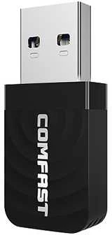Comfast WiFi-USB adapteris, 1300Mbps, 2.4GHz, 5GHz