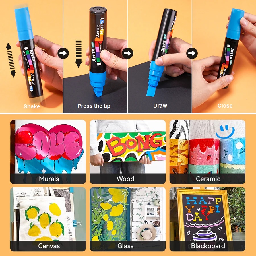 acrylic-markers-markers-arrtx