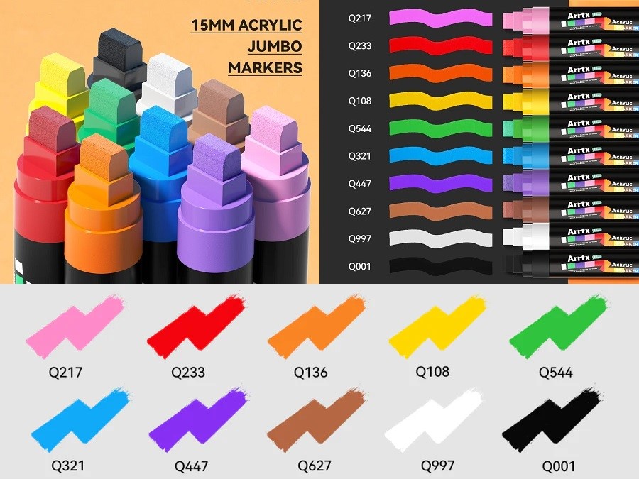 acrylic-markers-markers-arrtx
