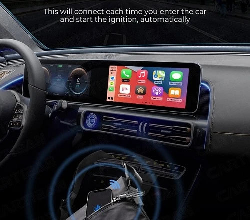 Hismart CarPlay bevielis adapteris iPhone telefonams aprašymas - Prekės nuotrauka
