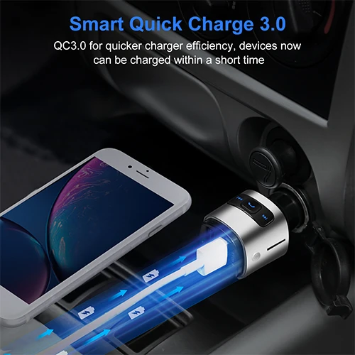 Extra Digital FM moduliatorius automobiliui BC41 (USB 2.0, USB 3.0, QC,laisvų rankų įranga) aprašymas - Prekės nuotrauka