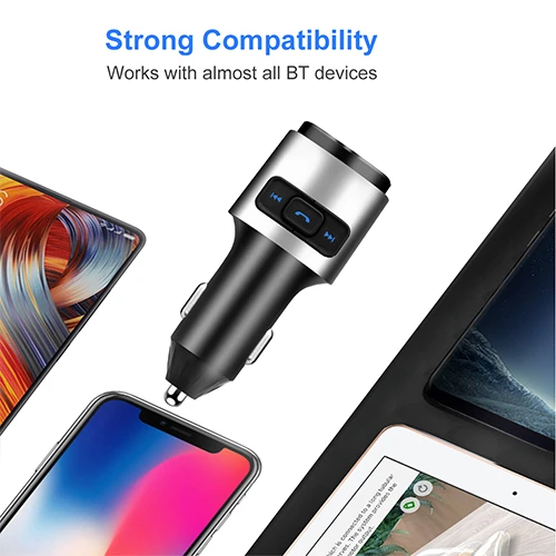 Extra Digital FM moduliatorius automobiliui BC41 (USB 2.0, USB 3.0, QC,laisvų rankų įranga) aprašymas - Prekės nuotrauka