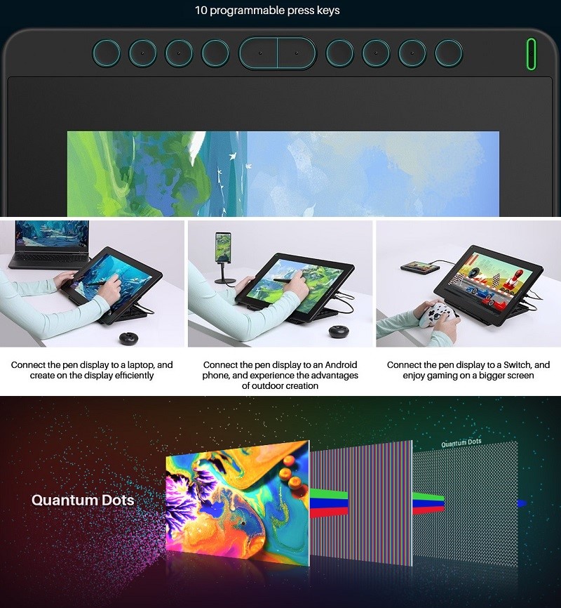Huion Kamvas RDS-160 aprašymas - Prekės nuotrauka