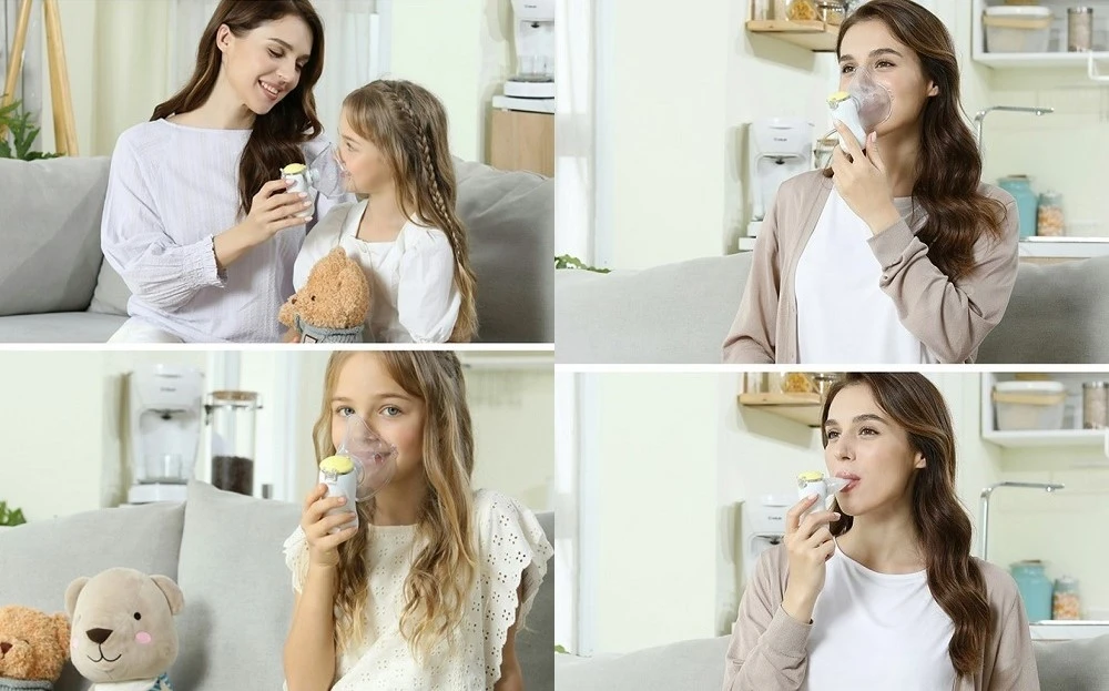 Inhaliatorius vaikams FEELLIFE Air Kids, geltonas aprašymas - Prekės nuotrauka