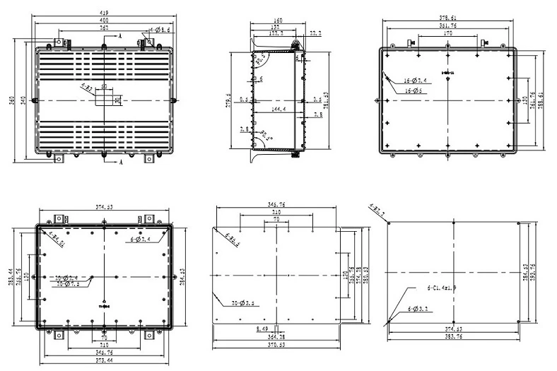 Hismart Instaliacinė dėžutė 419x360x160mm aprašymas - Prekės nuotrauka