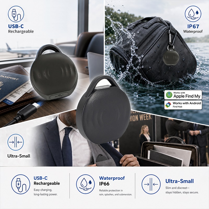 Hismart Išmanusis Bluetooth mini sekiklis aprašymas - Prekės nuotrauka