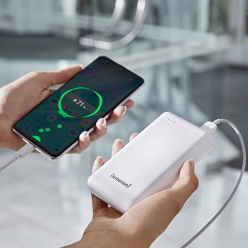 Išorinė baterija INTENSO 20000 mAh, 3.1A, USB Type-C, USB aprašymas - Prekės nuotrauka