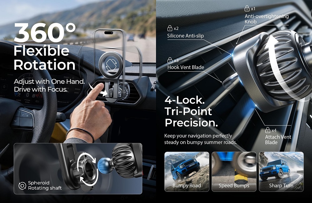 Extra Digital Magnetinis telefono laikiklis automobiliui aprašymas - Prekės nuotrauka