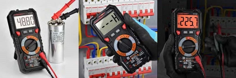 Habotest Multimetras DC1000V/10A, AC750V/10A aprašymas - Prekės nuotrauka