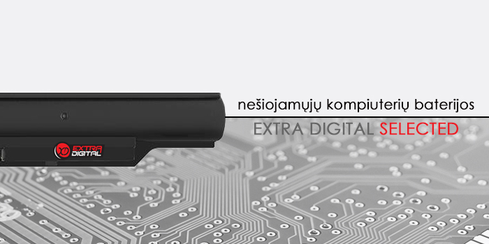 Nešiojamo kompiuterio baterija ACER AP13B3K, 3200mAh, Extra Digital Selected aprašymas - Prekės nuotrauka