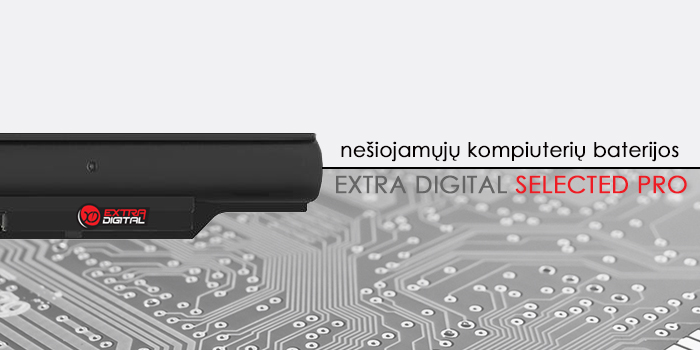 Extra Digital Nešiojamo kompiuterio baterija HP VV09XL, 5600mAh, Selected Pro aprašymas - Prekės nuotrauka