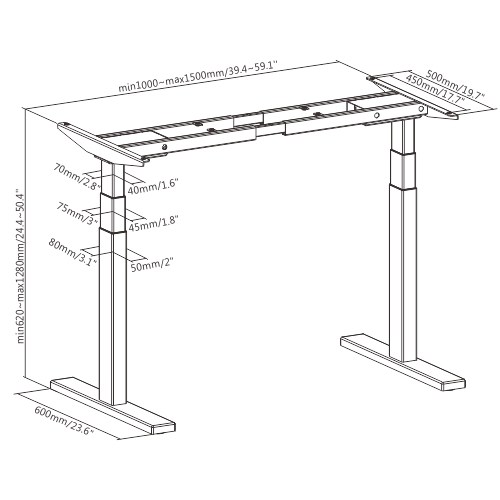 professional-adjustable-height-table