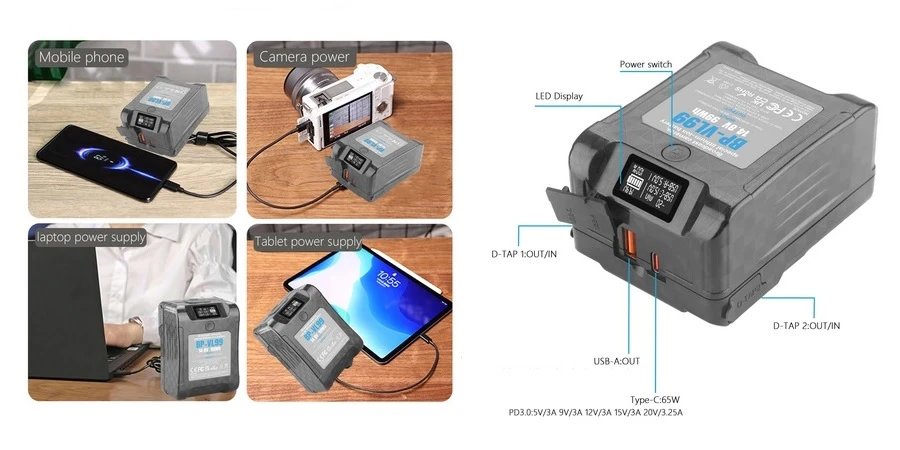 Extra Digital SONY BP-VL99 akumuliatorius, 7000mAh aprašymas - Prekės nuotrauka