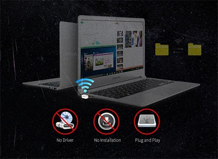 Comfast WiFi-USB adapteris, 150Mbps, 2.4GHz, Plug&Play aprašymas - Prekės nuotrauka