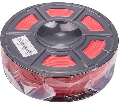 Raudonas 1.75mm ABS plastikas riteje