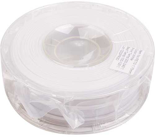 EXD 3D spausdinimo plastikas PETG, 1.75mm, 1kg, baltas