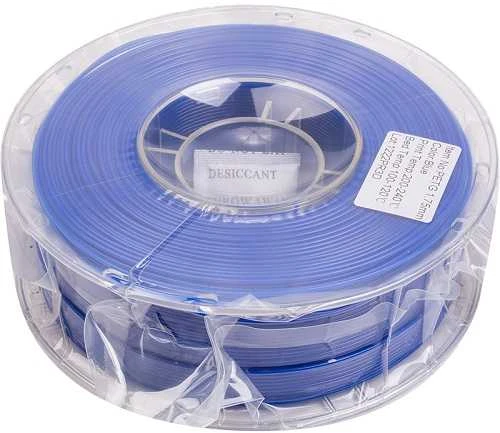 Mėlynas PETG plastikas 1.75mm ritėje