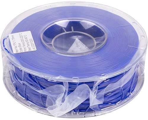 Mėlynas TPU plastikas 3D spausdinimui 1kg ritėje