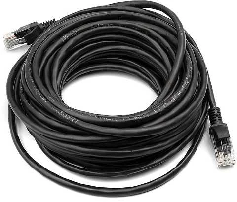 EXD Kabelis Cat5E UTP, 10m, juodas