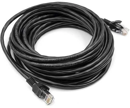 EXD Kabelis Cat5E UTP, 7.5m, juodas