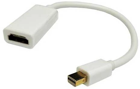 Mini DisplayPort į HDMI baltas adapteris