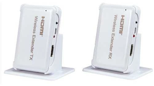 Belaidis HDMI siųstuvas ir imtuvas su stoveliais