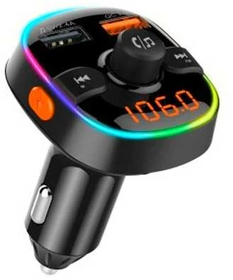 Extra Digital FM moduliatorius automobiliui BC52LQ (RGB LED, QC 3.0, micro SD, laisvų rankų įranga)
