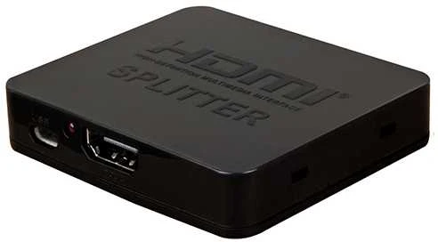 HDMI daliklis su priekine jungtimi