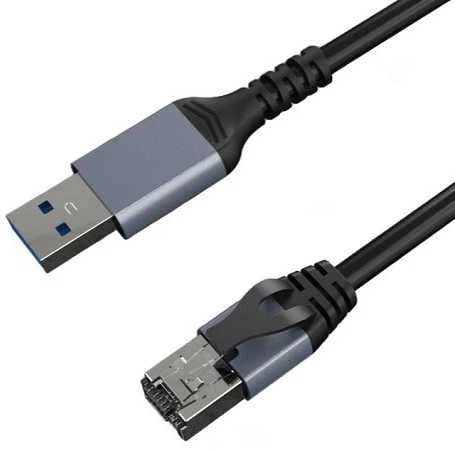 Extra Digital Interneto kabelis CAT6 UTP, USB3.0 Type-A - RJ45, 3m