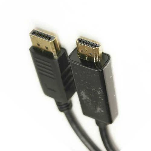 DisplayPort į HDMI laidas su auksinėmis jungtimis