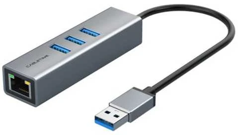 USB 3.0 šakotuvas su RJ45 tinklo jungtimi