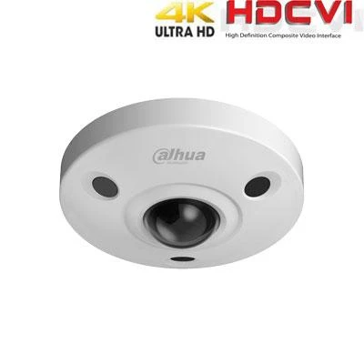 Dahua HD-CVI kamera 4K Fish-Eye 8MP 2,5mm 280°, IR iki 15m, WDR, IK10, IP67