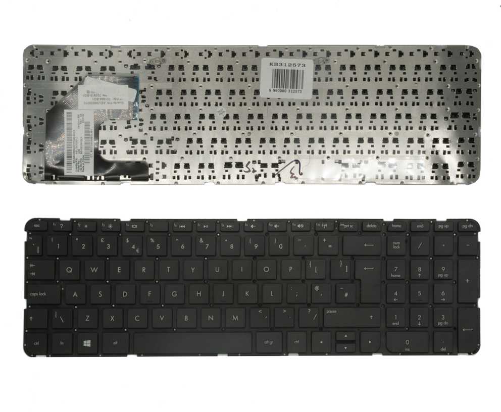 Hewlett Packard (HP) Klaviatūra HP: Touchsmart 15-b (UK)