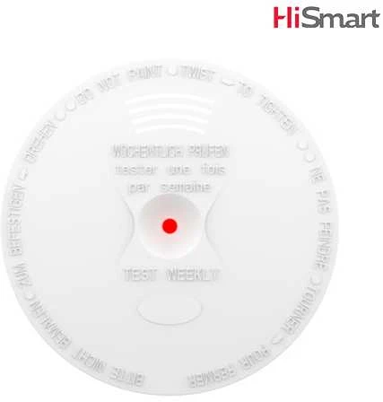 HiSmart bevielis dūmų detektorius (sertifikatas BS EN 14604:2005)