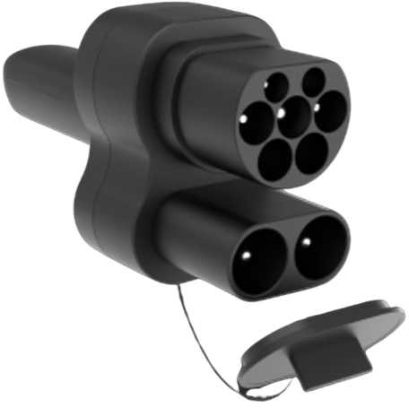 Hismart Elektromobilio adapteris CCS2 - NACS (Tesla DC/AC)