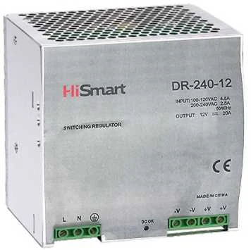 Hismart Maitinimo šaltinis 12V, 20A, 240W, DIN