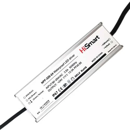 Hismart Maitinimo šaltinis 24V, 13.3A, 320W, PFC, IP67