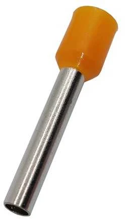 Hismart Presuojamas izoliuotas antgalis 4mm2/12AWG laidui, varis, oranžinis, 100 vnt.