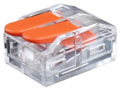 Hismart Universali užspaudžiama laidų jungtis, 2x 0.5-6.0mm², 41A, 450V, 20vnt.