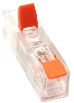 Hismart Universali užspaudžiama laidų jungtis, tiesi 1-1, 0.2-4.0mm², 32A, 450V, 100vnt.