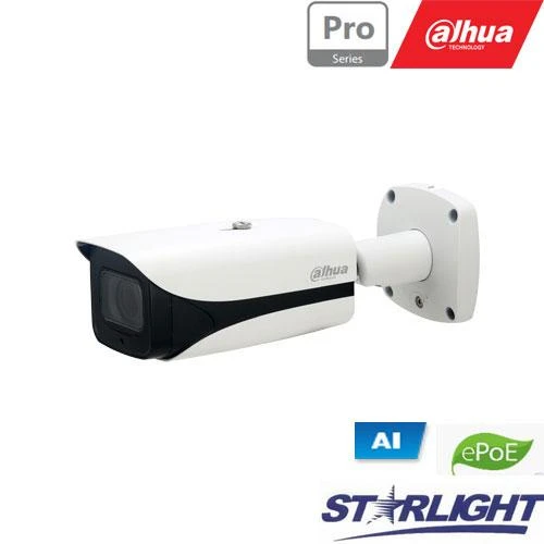 Dahua IP kamera AI cilindr. 2MP STARLIGHT su LXIR iki 50m. 1/2.8”,2.7-13.5mm. WDR, IP67,IVS, 0.0015 Lux
