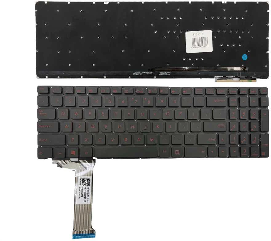 Klaviatūra ASUS: G771, G771J, G771JM, G771JW