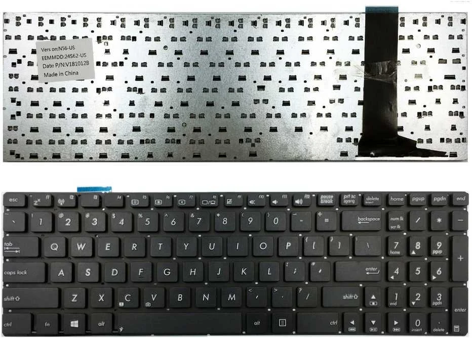 Klaviatūra ASUS: N56VB, N56J, N56JN