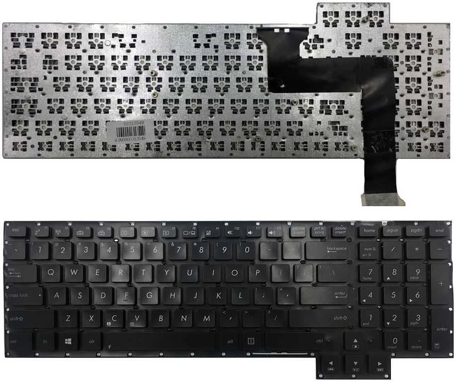 Klaviatūra ASUS: ROG G750, G750J, G750JH, G750JM, G750JS, G750JW