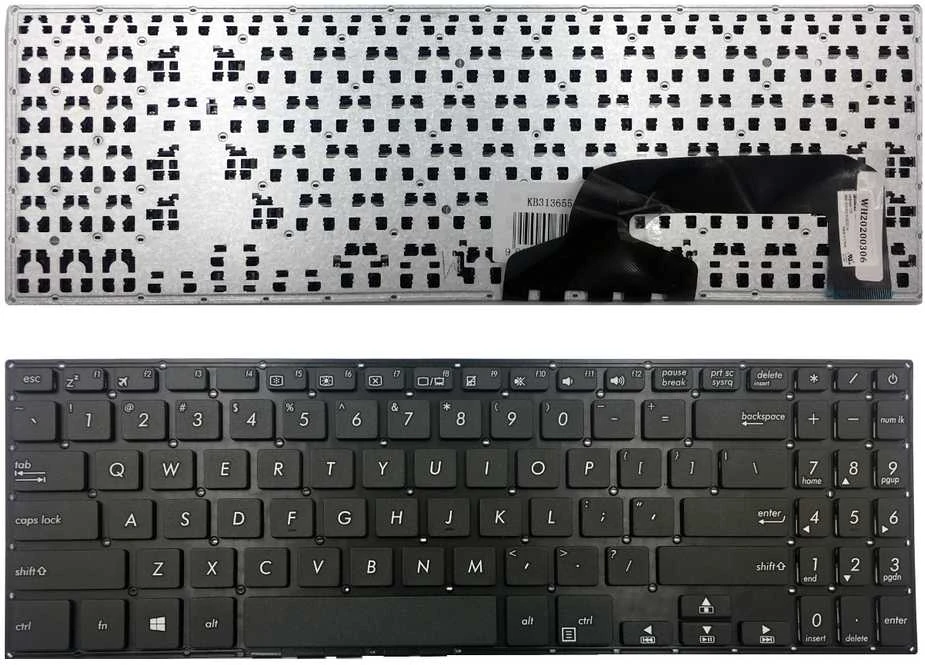 Klaviatūra Asus: X507, X570, A570, X570ZD, YX570ZD